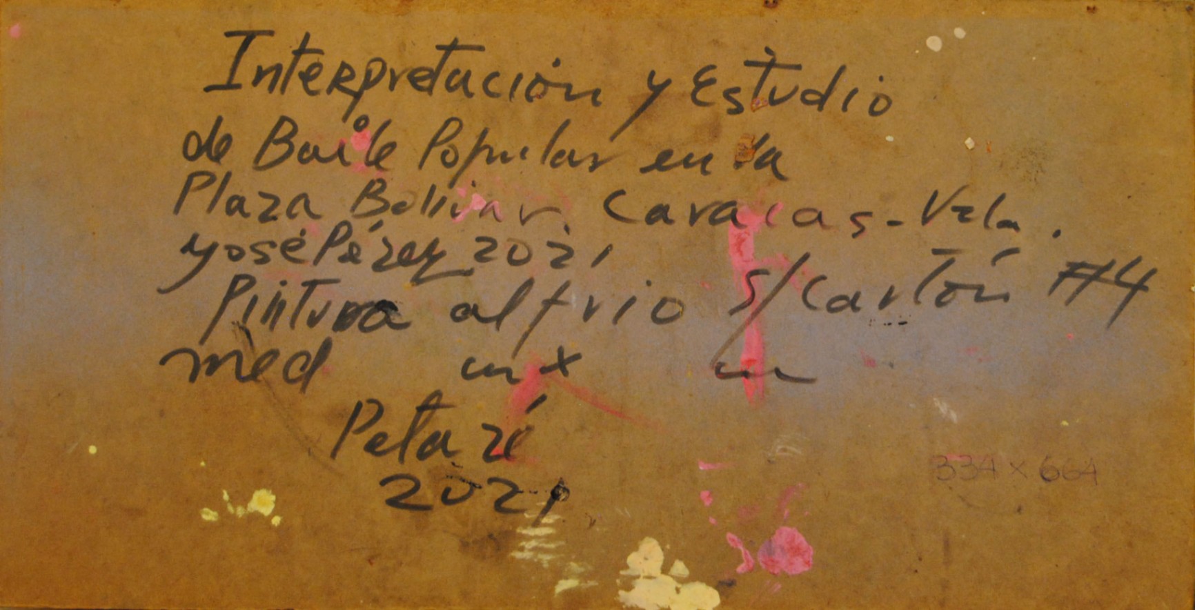 INTERPRETACION Y ESTUDIO DEL BAILE EN LA PLAZA BOLIVAR, CARACAS